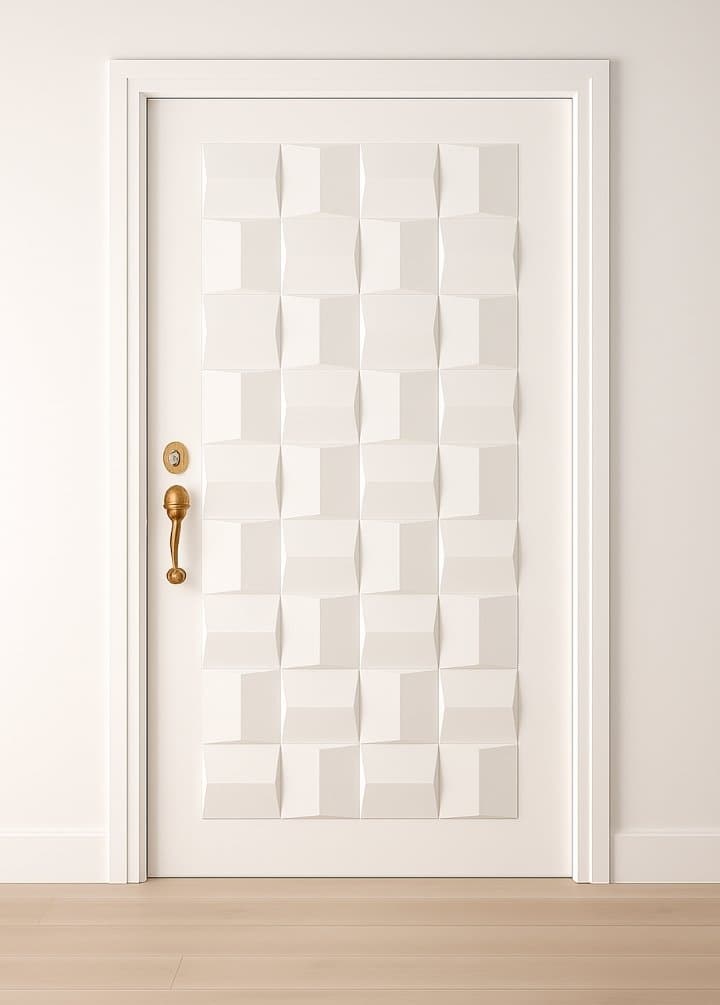 Porta Pivotante de Madeira Egito