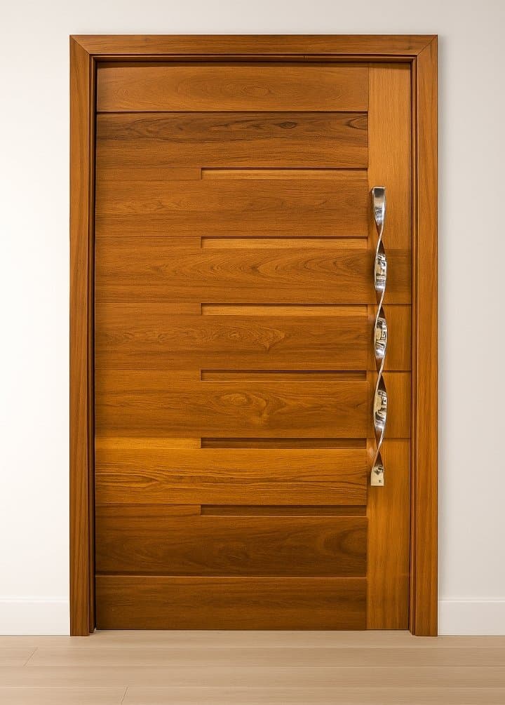 Porta Pivotante de Madeira Veneza