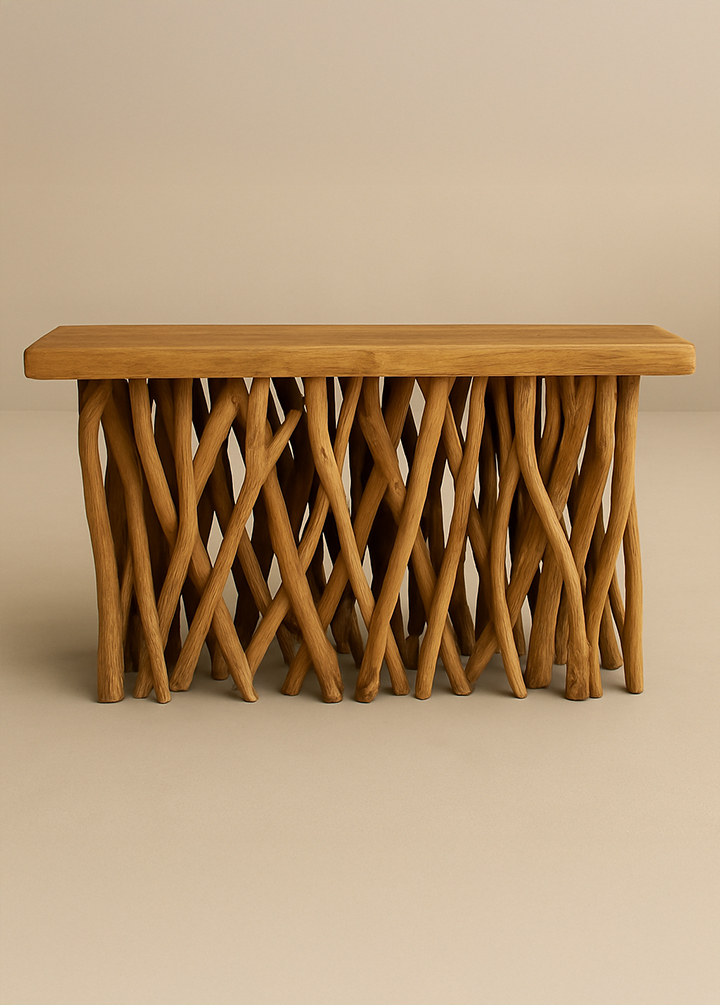 Aparador de Madeira Raiz com Tampo