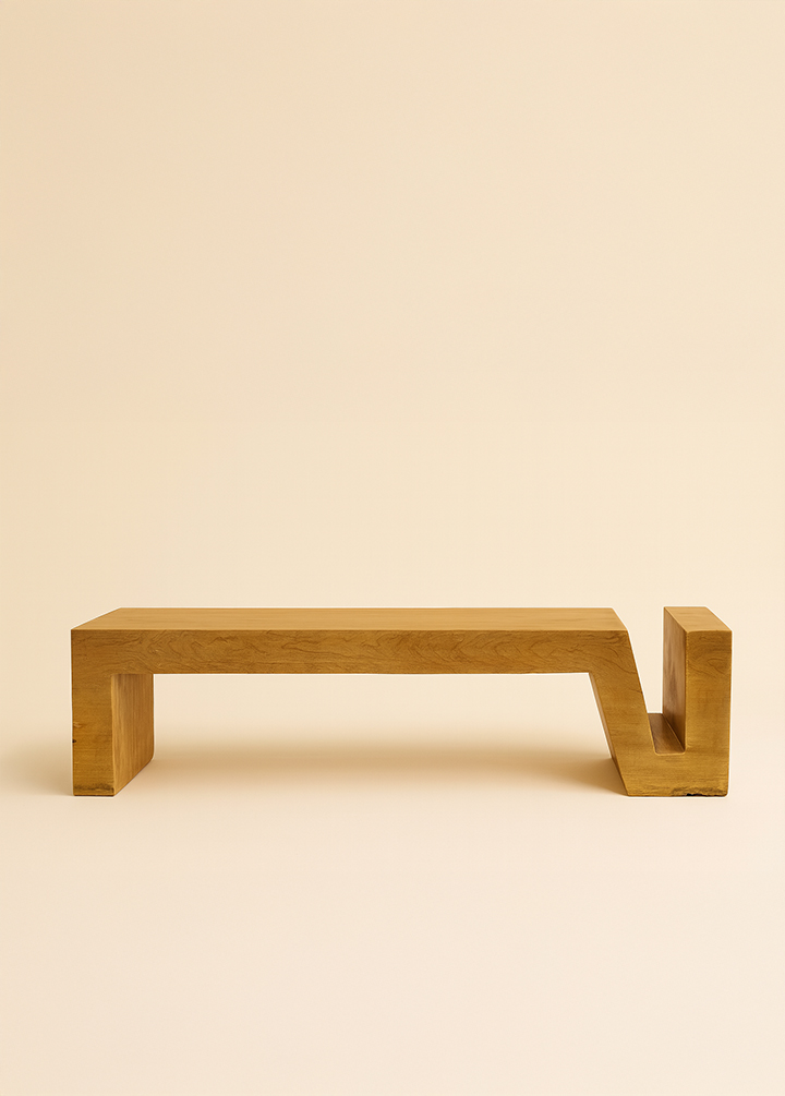 Banco de Madeira Continuo