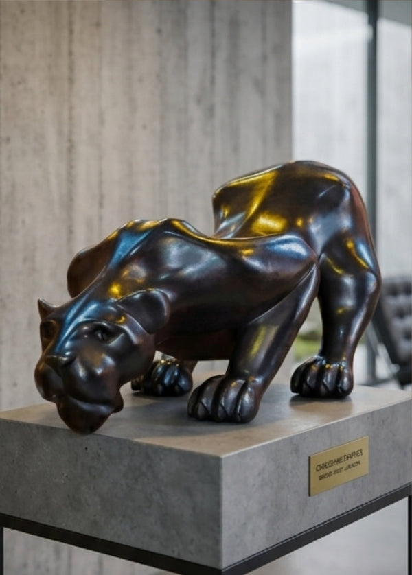 Escultura Pantera Negra