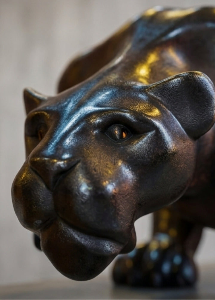 Escultura Pantera Negra
