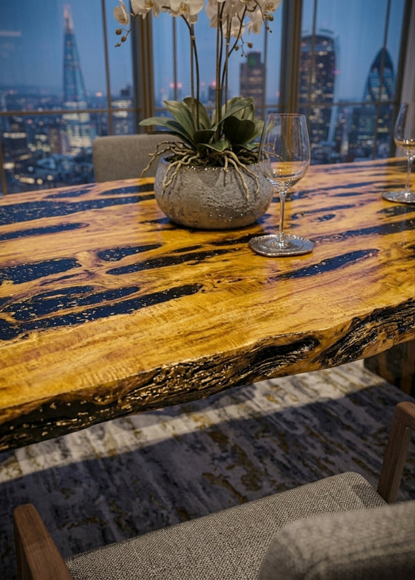Mesa de Jantar Curve Crystal