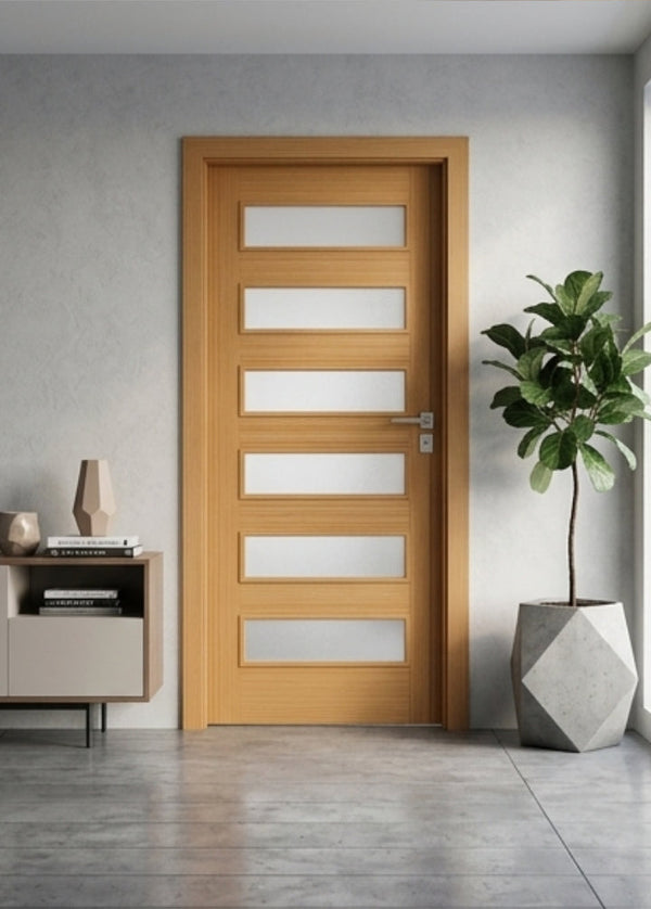 Porta com Visor Lumine