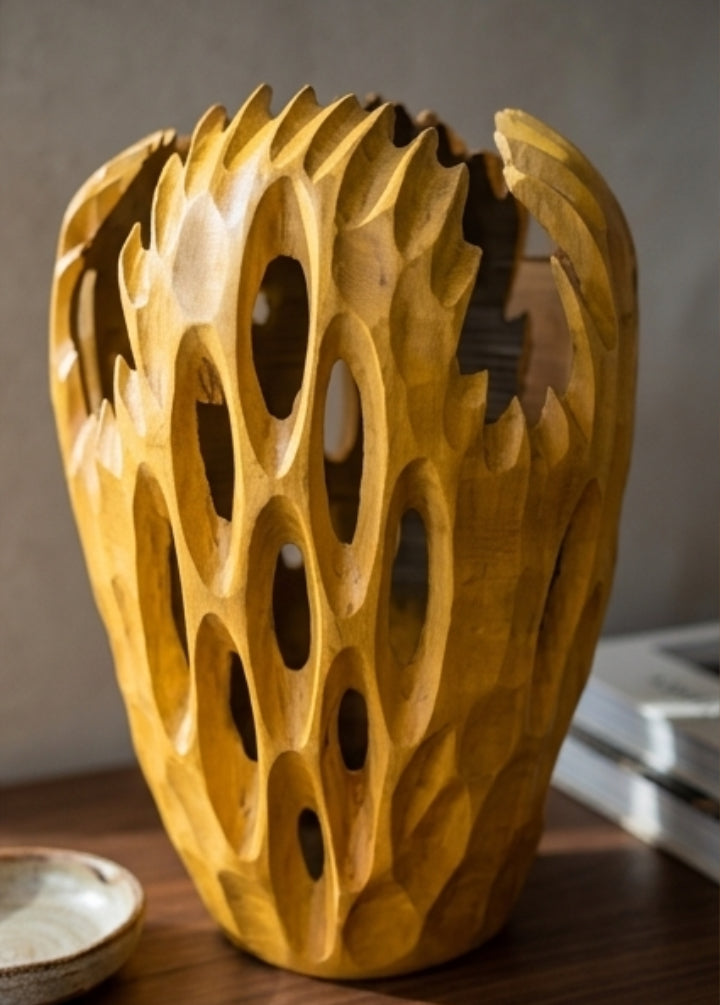 Vaso de Madeira REF22