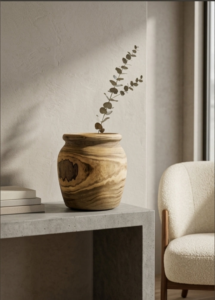 Vaso de Madeira REF94
