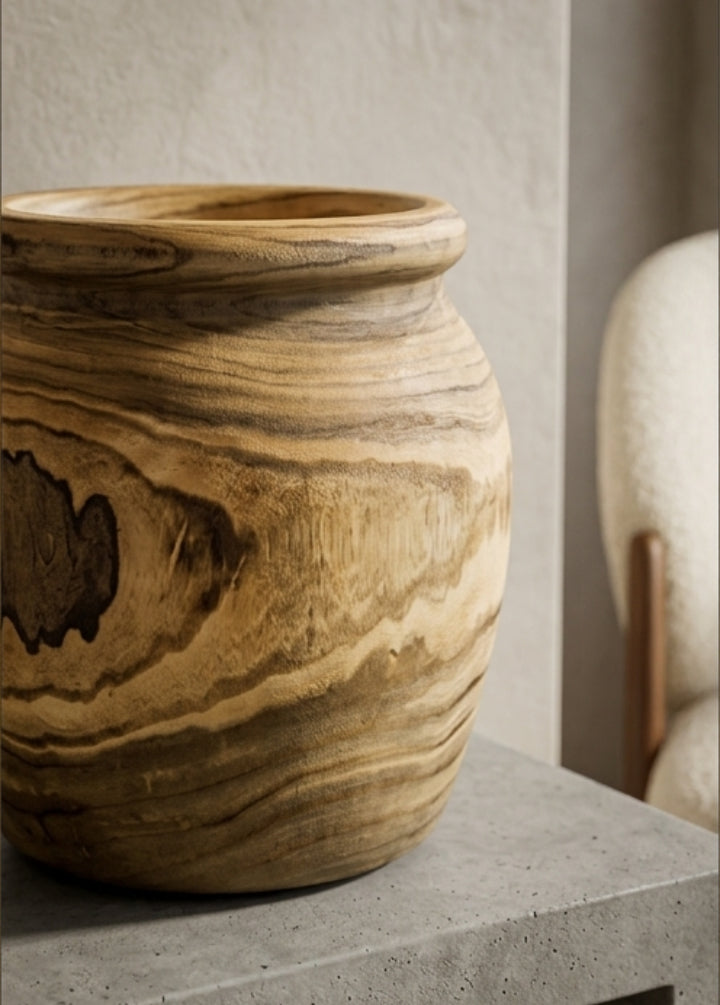 Vaso de Madeira REF94