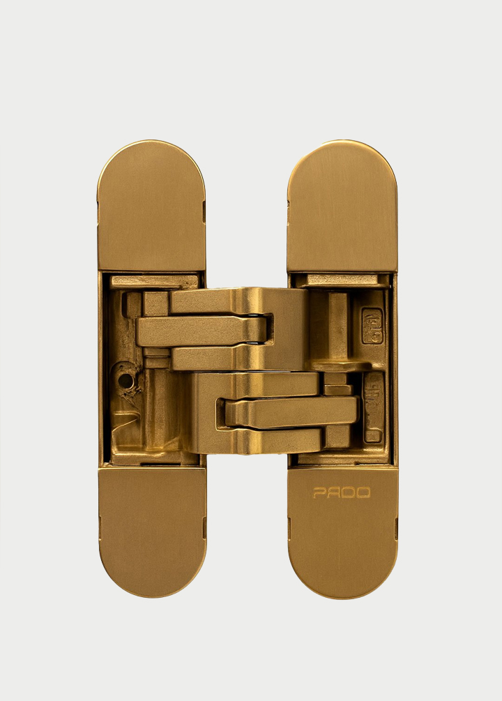 Dobradica Invisivel Dourada