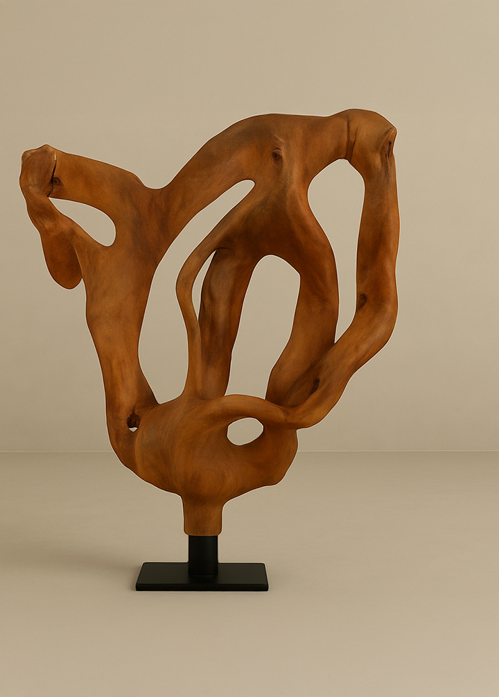 Escultura de Madeira Abstrata REF26