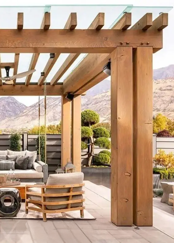 Pergolado de Madeira Cedro Arana