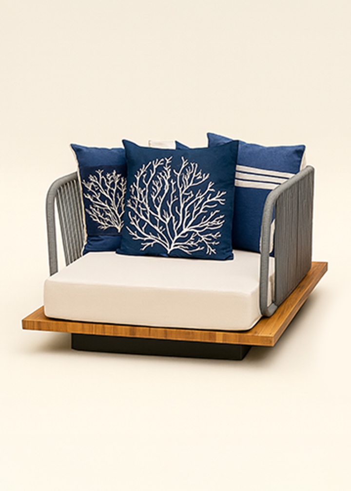 Poltrona de Madeira Coral