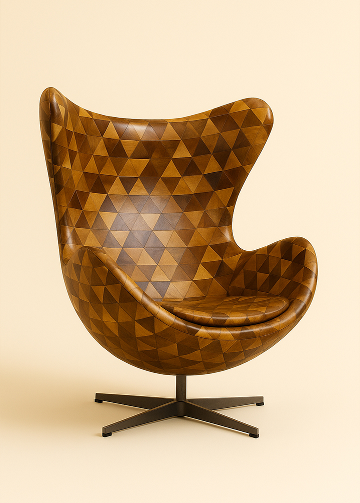 Poltrona Egg de Madeira