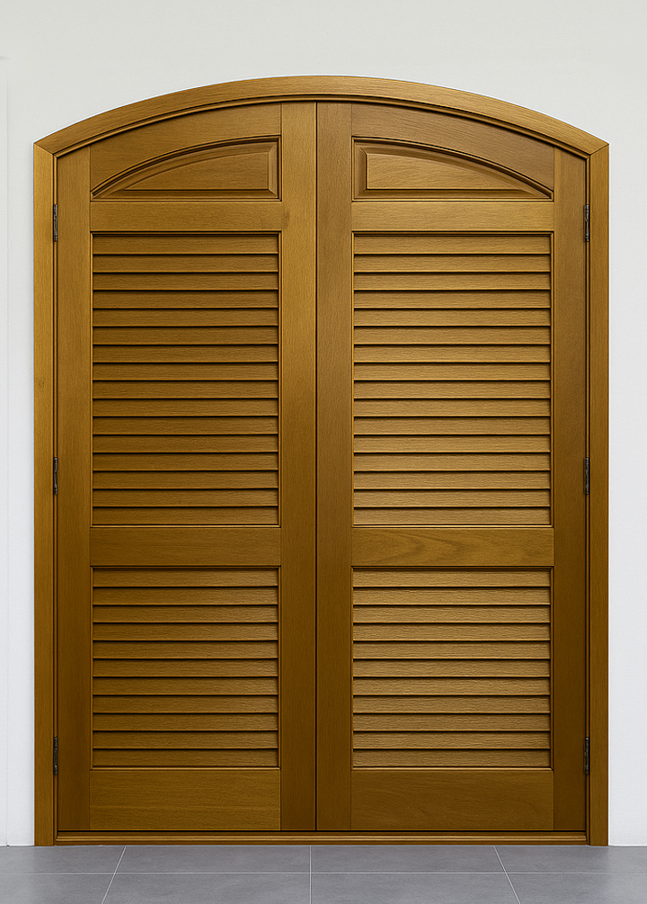 Porta Balcão de Abrir em Arco