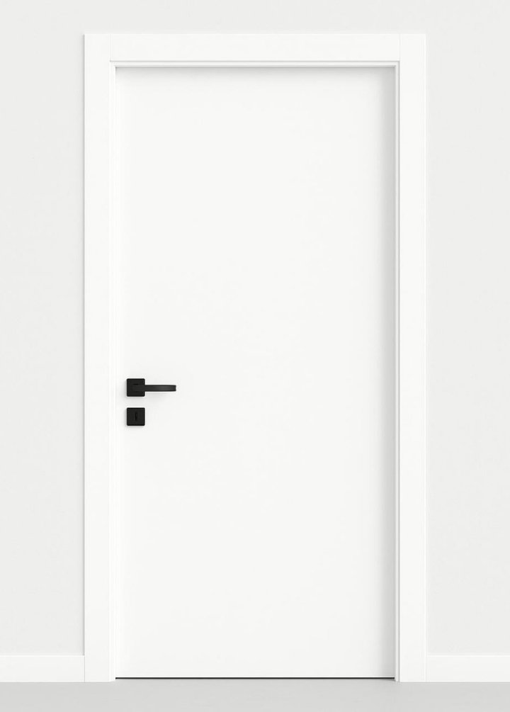 Porta Branca Lisa
