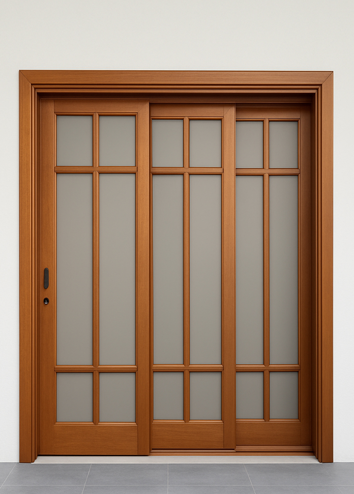 Porta de Correr Praiana 3 Vidros