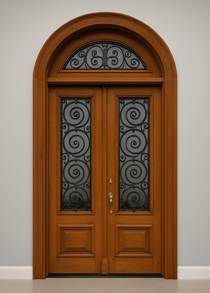 Porta Dupla em Arco REF12