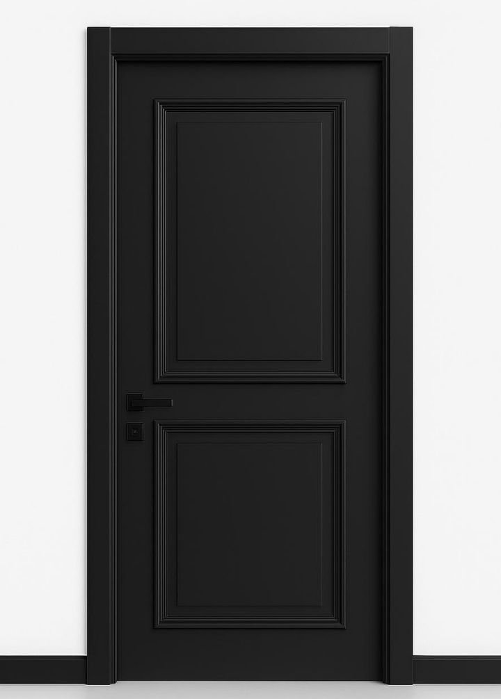 Porta Preta Laqueatto 2 Almofadas