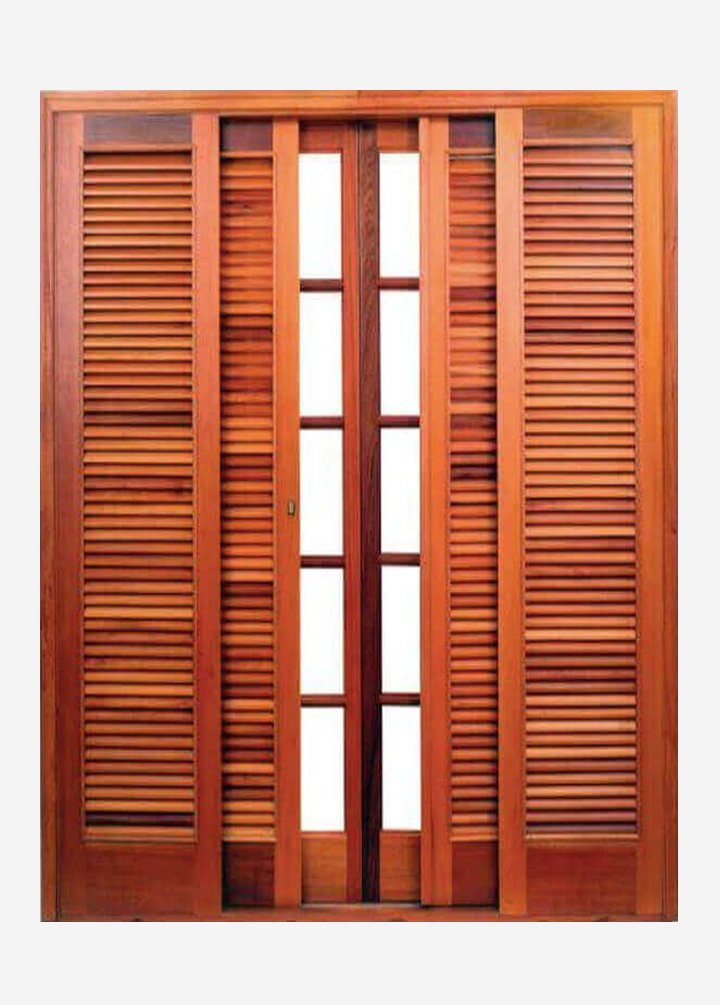 Porta Veneziana de Correr Palheta Francesa