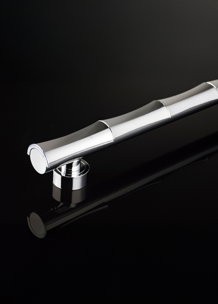 Puxador Anello Bambu Cromado