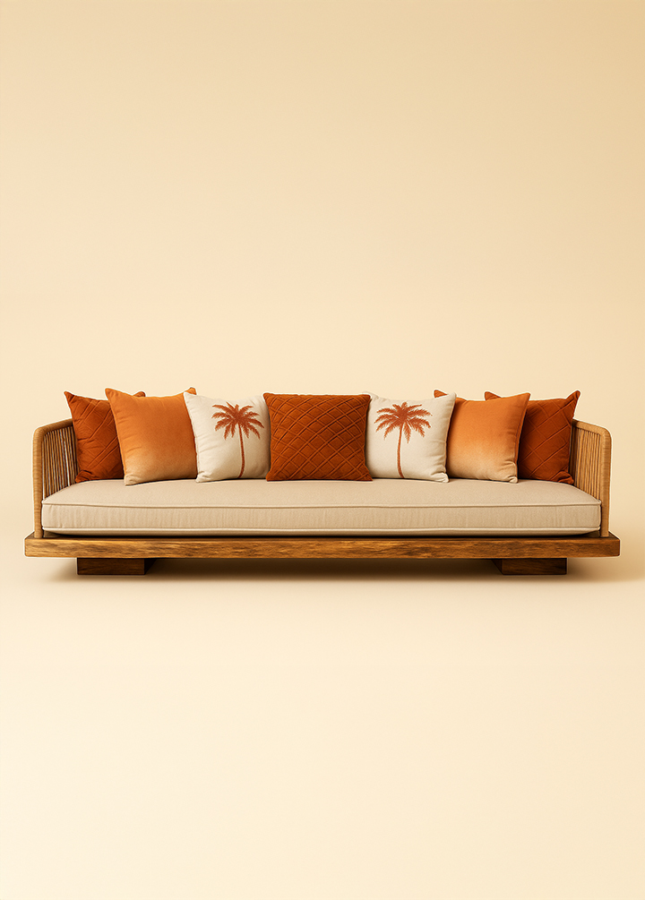Sofa de Madeira Coral