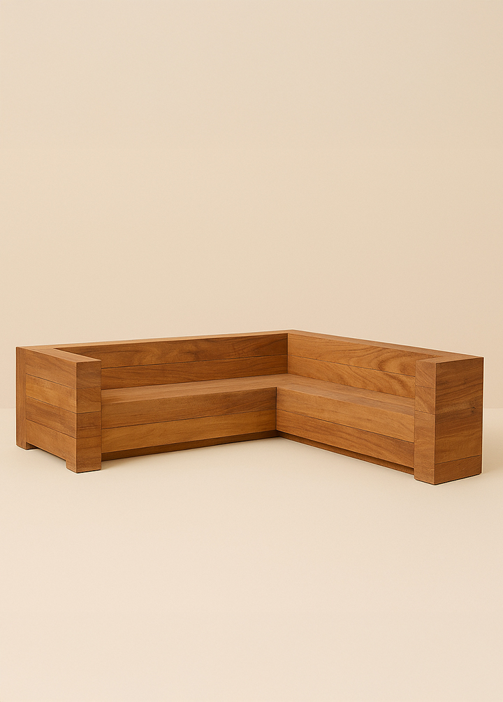 Sofa de Madeira Cubo