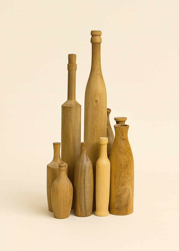 Vasos de Madeira Raizes