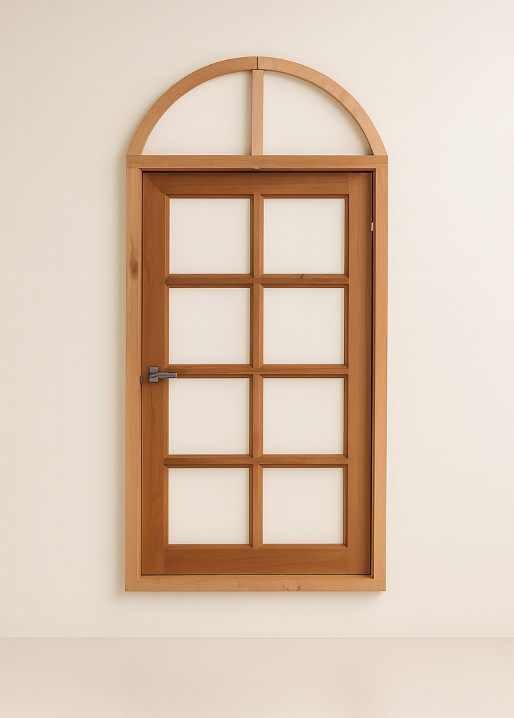 Vitro Capela de Madeira Quadriculado em Arco