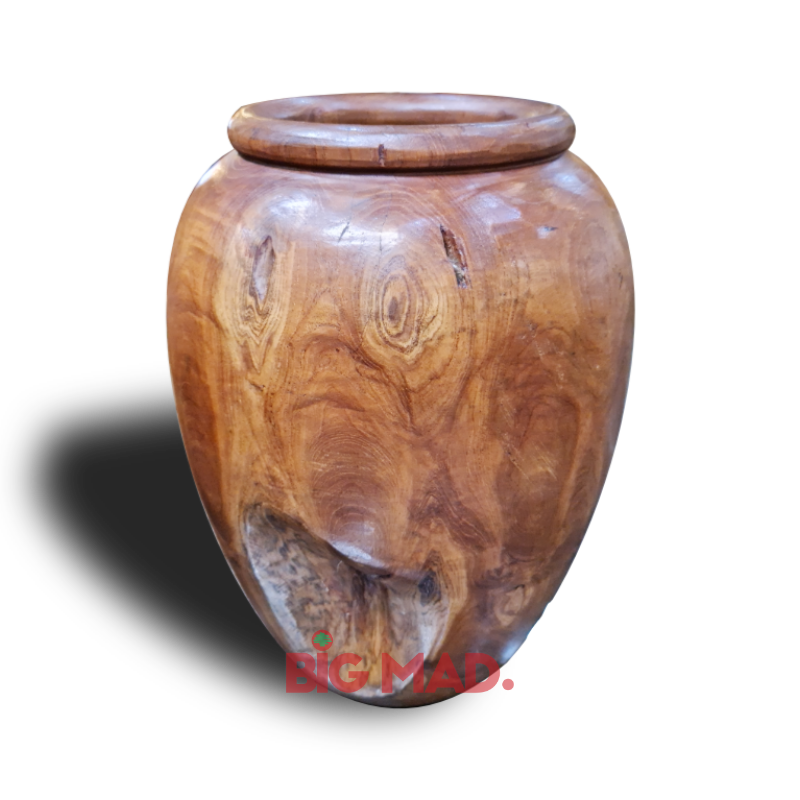 Vaso de Madeira Organico