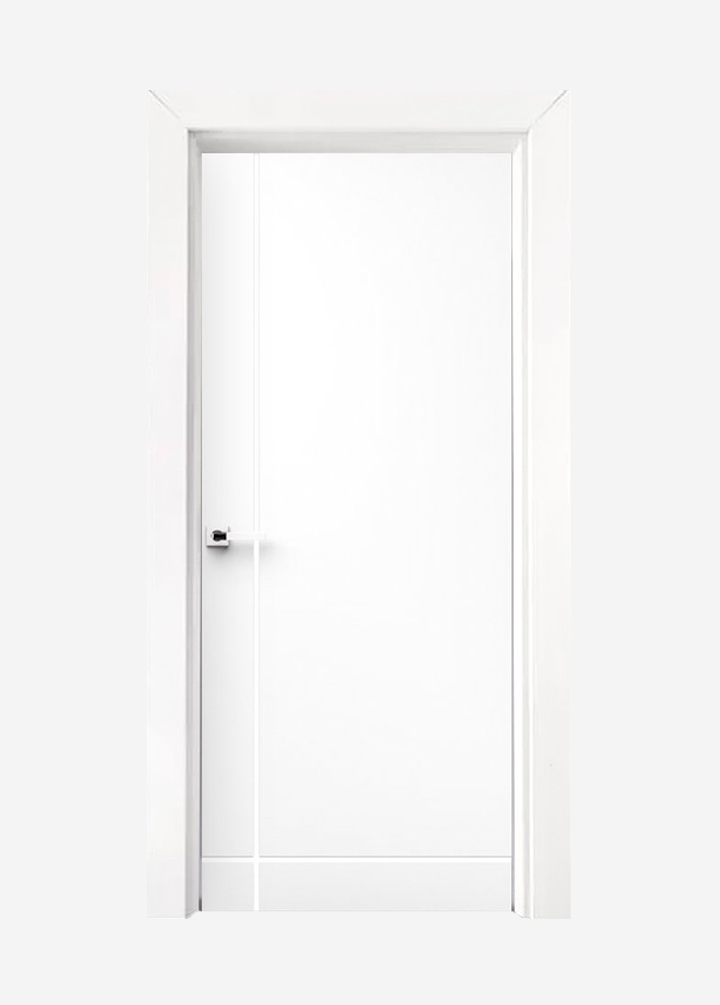 Porta Pronta Branca Roma de Madeira