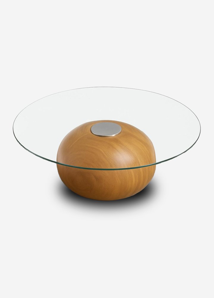 Mesa de Centro Orbe de Cristal