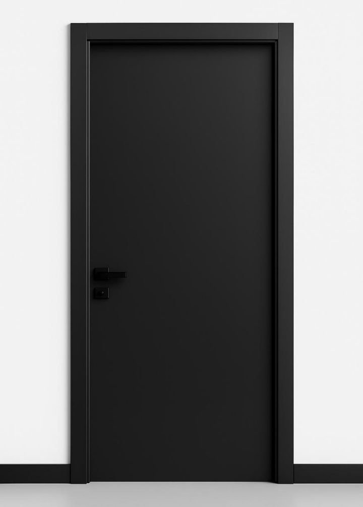 Porta Preta Lisa