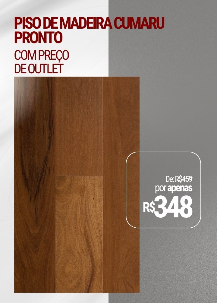 Piso de Madeira Cumaru Pronto