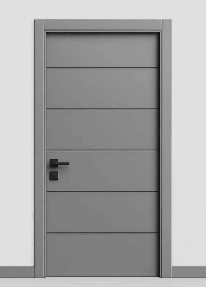 Porta Cinza Frisada