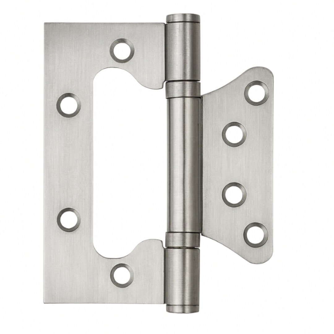 Dobradiça de Sobrepor Inox Escovado