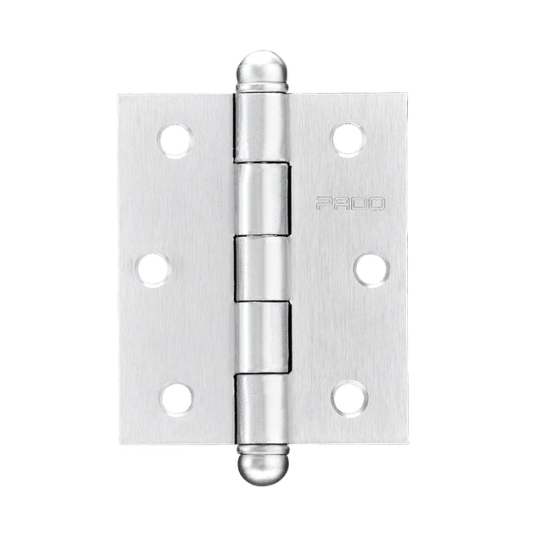 Dobradiça 3025 sem Rolamento Inox Escovado